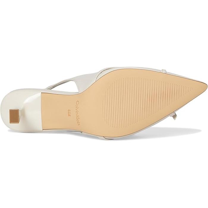 (取寄) カルバンクライン レディース    women Glessia Ivory Patent Calvin Klein（カルバン・クライン） P最大21倍12/19-21限定 (取寄