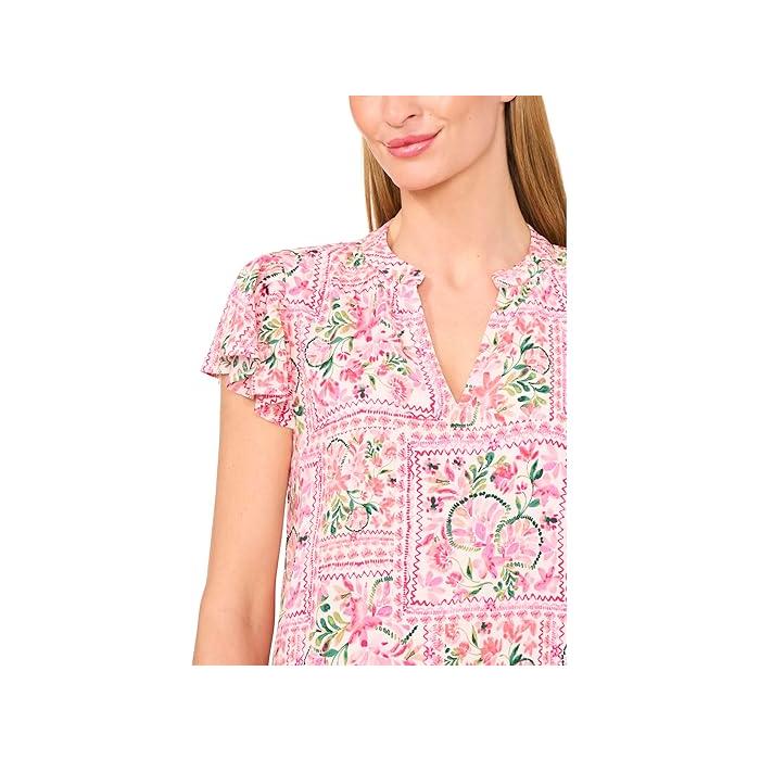 cece P最大17倍1/1限定 (取寄) シーシー レディース V-ネック シャード