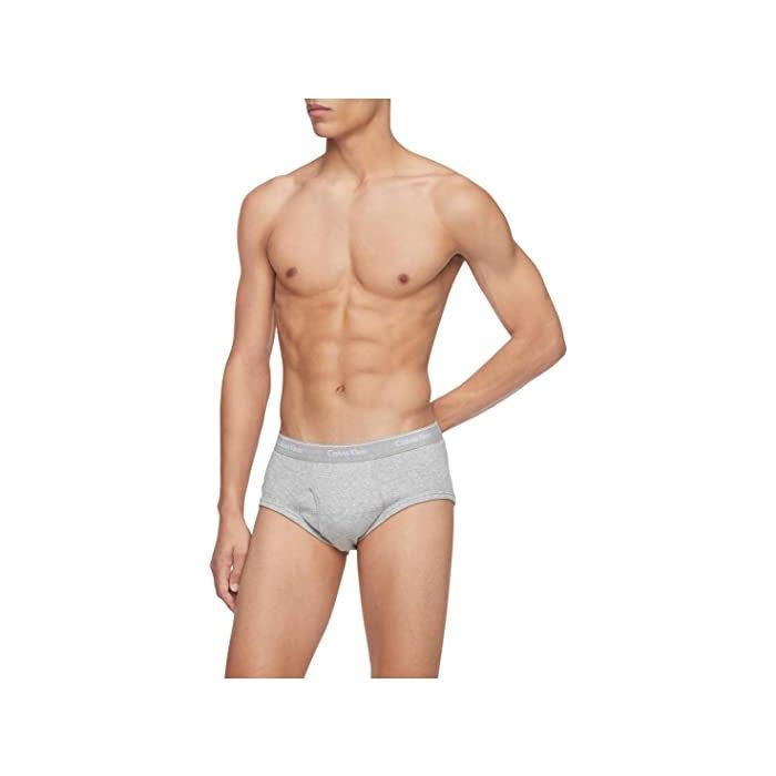 大特価 Classics Cotton Men's Underwear Klein Calvin ブリーフ クラシックス コットン メンズ アンダーウェア (取寄)カルバンクライン 4-pack Heather Grey Brief ブリーフ