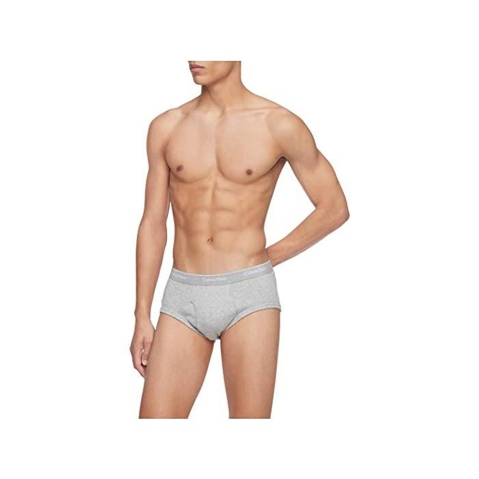 ブランドのギフト アンダーウェア カルバンクライン ブリーフ Heather Grey Brief 4 Pack Classics Cotton Men S Underwear Klein Calvin ブリーフ クラシックス コットン メンズ アンダーウェア 取寄 カルバンクライン 下着 パンツ 下着 靴下 部屋着