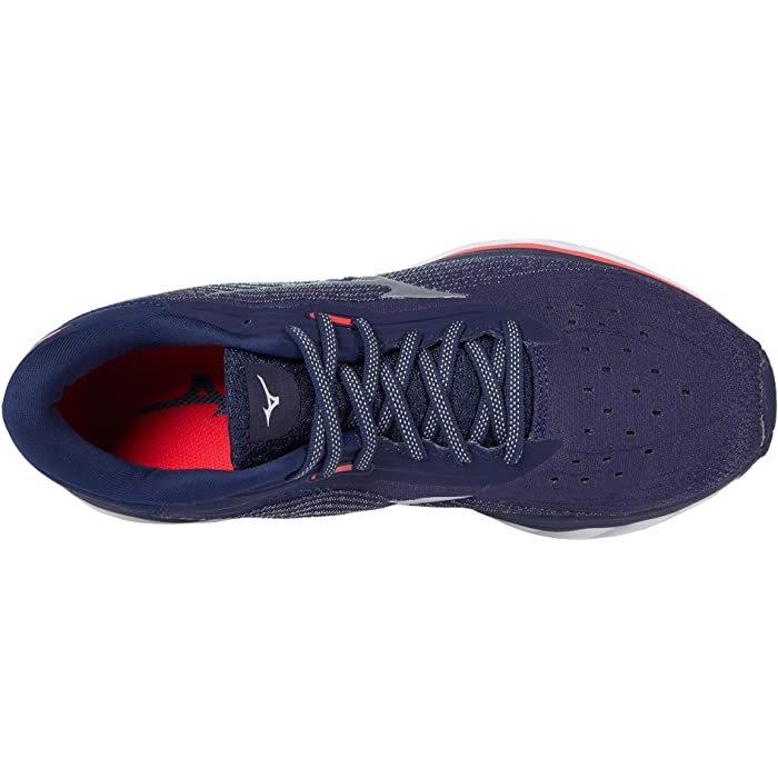 素晴らしい外見 取寄 ミズノ ブランド スニーカー シューズ レディース ミズノ Mizuno レディース Peacoat 5 Sky Wave Women S Mizuno 5 スカイ ウェーブ シューズ Meorboston Org