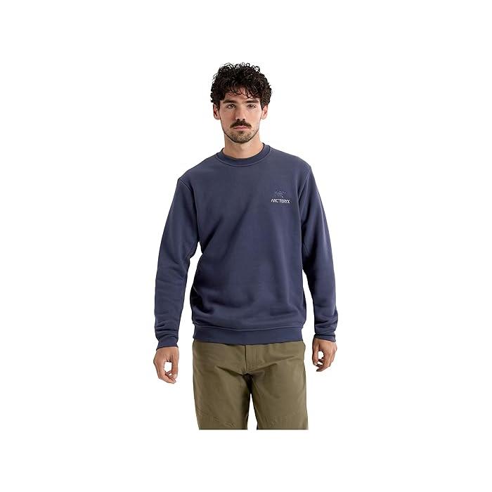 (取寄) アークテリクス メンズ エンブレム フリース クルー Arc'teryx men Emblem Fleece Crew Black Sapphire ARC'TERYX（アークテリクス） (取寄) メンズ エンブレム フリース