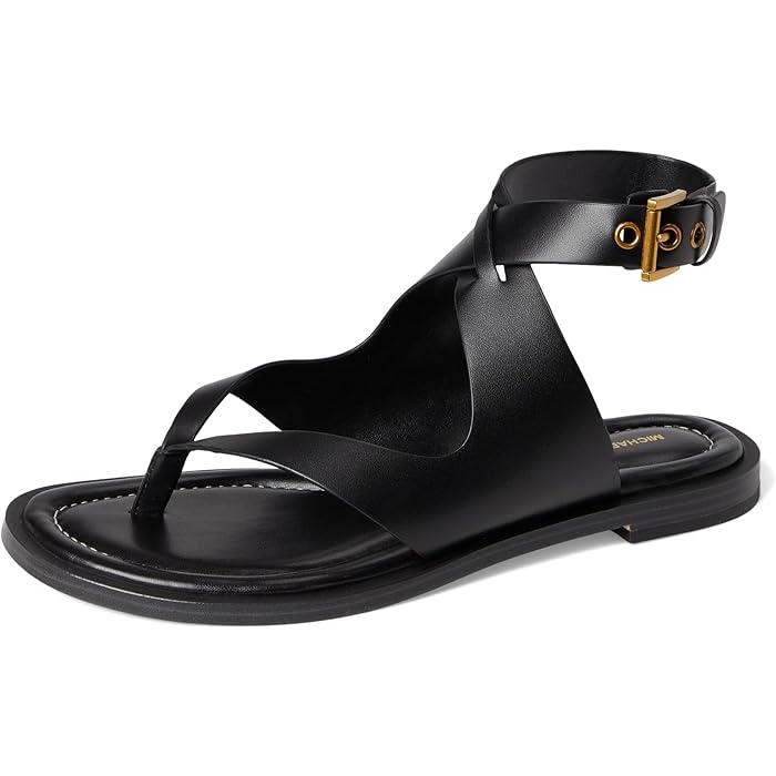(取寄) マイケルコース レディース アイリーン フラッツ サンダル MICHAEL Michael Kors women Irene Flat Sandal Black MICHAEL KORS（マイケルコース） (取寄) レディース アイリーン