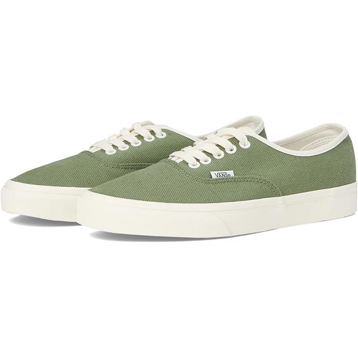 (取寄) バンズ オーセンティック Vans Authentic Linen Loden Green VANS（ヴァンズ） (取寄) バンズ オーセンティック Vans Authentic