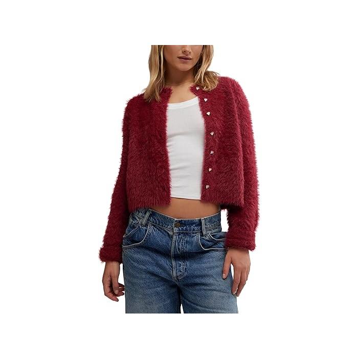 (取寄) フリーピープル レディース セレステ カルディ Free People women Celeste Cardi Aged Red FREE PEOPLE（フリーピープル） P最大17倍1/1限定 (取寄) レディース