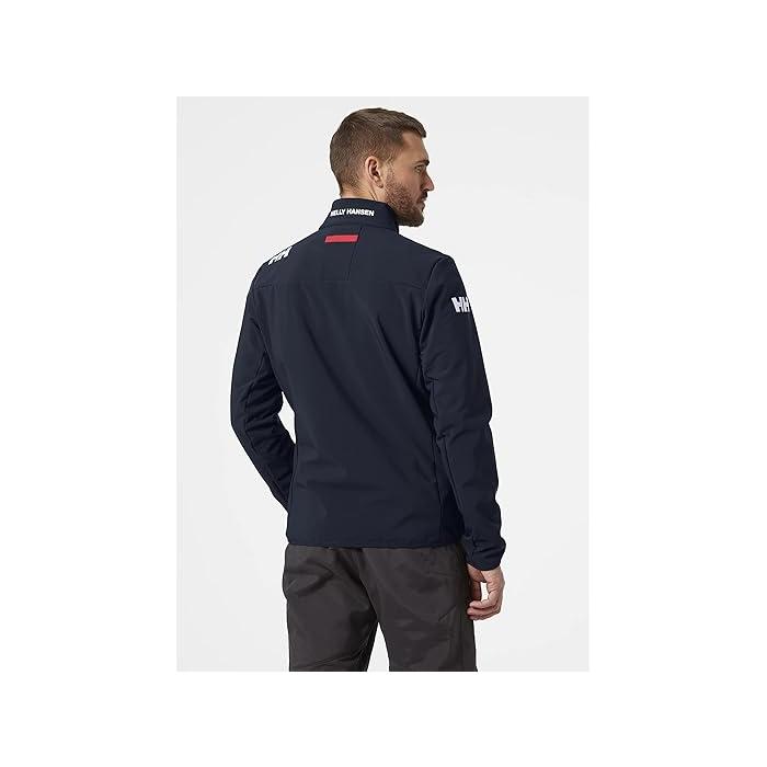 (取寄) ヘリーハンセン メンズ クルー ソフトシェル ジャケット men Crew Jacket Navy｜jetrag｜02