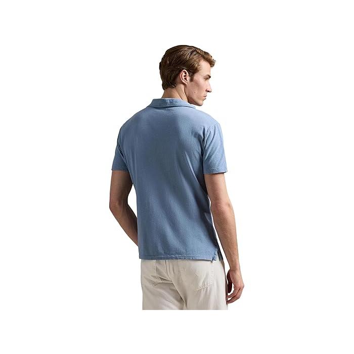 (取寄) ラルフローレン メンズ スタンダード フィット コットン-リネン ポロ シャツ Polo Ralph Lauren men Standard Fit Cotton-linen Polo Shirt Fatigue 取寄) ラルフローレン メンズ スタンダード フィット コットン-リネン