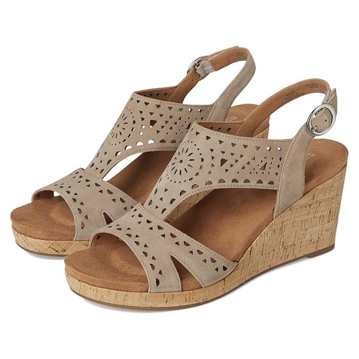 (取寄) ロックポート レディース  Rockport women Belis Taupe Suede ROCKPORT（ロックポート） (取寄) レディース Rockport women Belis