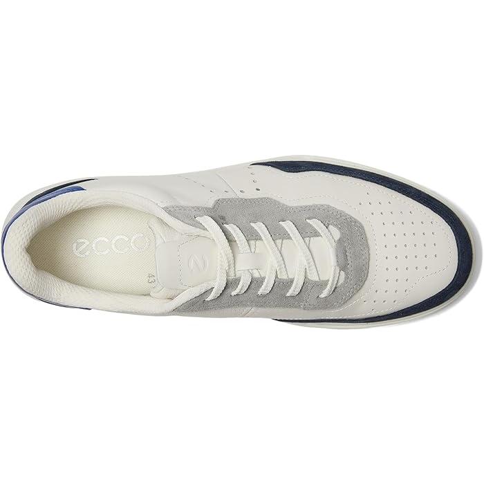 (取寄) エコー メンズ ストリート コート レース スニーカー ECCO men Street Court Lace Sneaker Marine/White/Virtual ecco（エコー） P最大17倍1/1限定 (取寄) メンズ ストリート コート