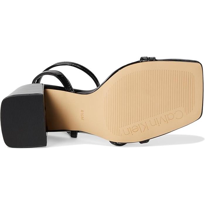 (取寄) カルバンクライン レディース サッサ   women   Sassa Black Patent Calvin Klein（カルバン・クライン） (取寄) レディース サッサ Calvin