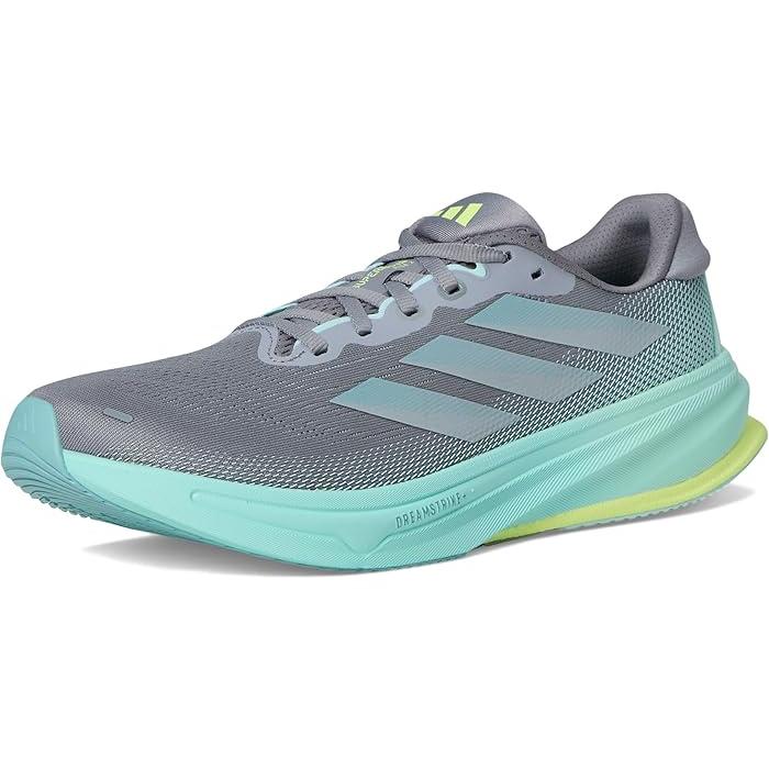 (取寄) アディダス ランニング レディース ズーパーノーヴァ ライズ ランニング シューズ adidas Running women Supernova Rise Running Shoes Grey/Magic Grey llic/Flash Aqua adidas（アディダス） (取寄) ランニング レディース ズーパーノーヴァ