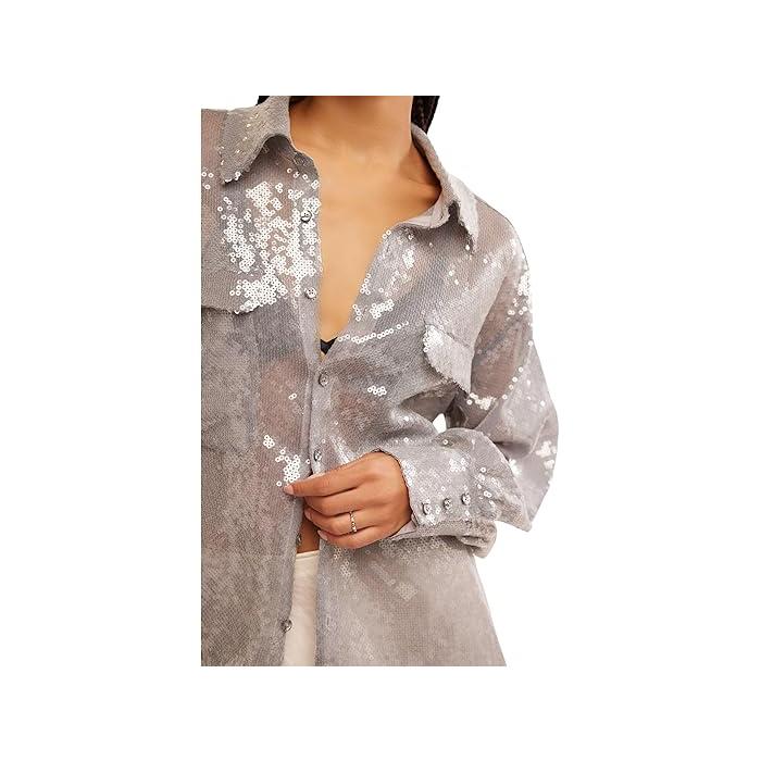 取寄) フリーピープル レディース ディスコ ボタンダウン Free People