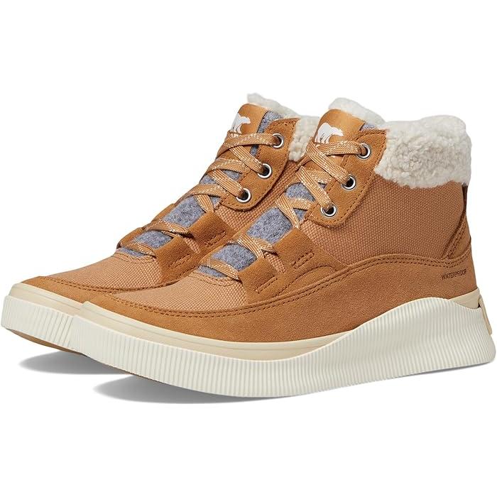 (取寄) ソレル レディース アウト n アバウト Iv ミッド スニーカー ウォータープルーフ SOREL women SOREL Out N About IV Mid Sneaker Waterproof Tawny Buff/Honey White SOREL（ソレル） (取寄) レディース アウト n アバウト Iv ミッド