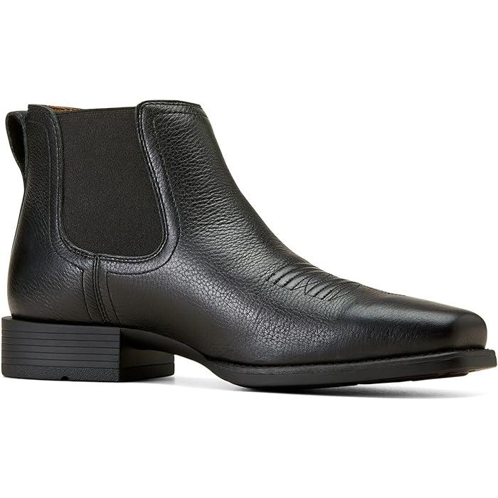 (取寄) アリアット メンズ ブッカー ウルトラ スクエア トゥ ウェスタン ブーツ Ariat men Ariat Booker Ultra Square Toe Western Boots Black Deertan 取寄) アリアット メンズ ブッカー ウルトラ スクエア トゥ ウェスタン