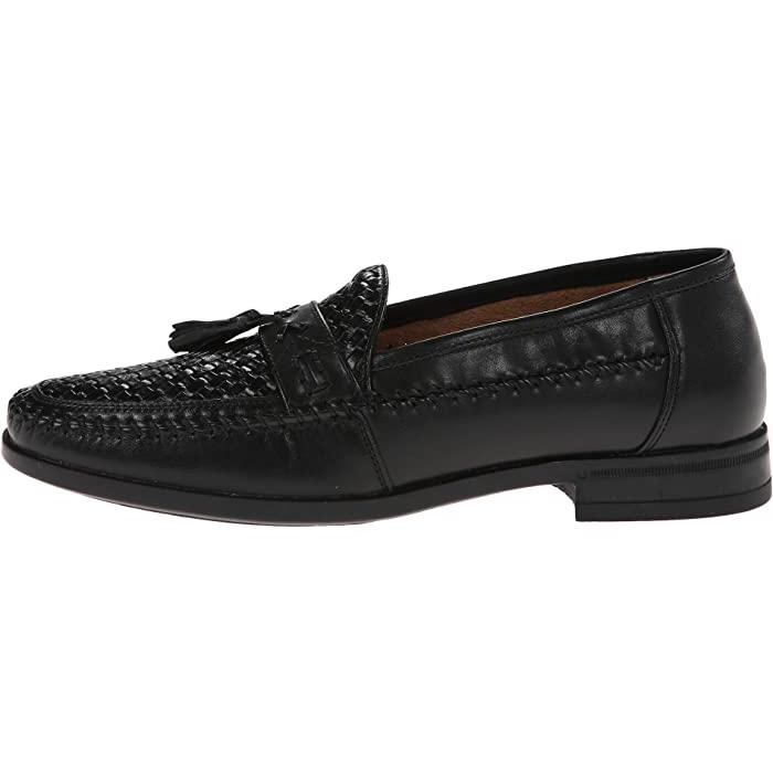 (取寄) ナン ブッシュ メンズ ストラフォード ウーブン モック トゥ ローファー Nunn Bush men  Strafford Woven Moc Toe Loafer Black P最大17倍1/1限定 (取寄) ナン ブッシュ メンズ ストラフォード