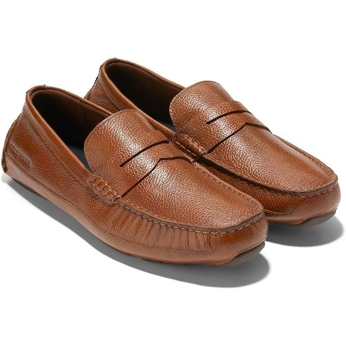 (取寄) コールハーン メンズ ワイアット ペニー ドライバ Cole Haan men Cole Haan Wyatt Penny D British Tan/Nicotine COLE HAAN（コールハーン） P最大17倍1/1限定 (取寄) メンズ