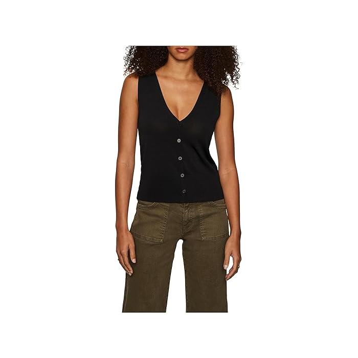 (取寄) サンクチュアリ レディース ニット ボタン フロント Sanctuary women Knitted Button Front Black Sanctuary P最大16倍1/5限定 (取寄) サンクチュアリ レディース ニット