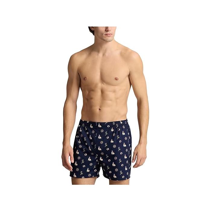 (取寄) ラルフローレン メンズ 3-パック クラシック フィット ウーブン ボクサー Polo Ralph Lauren men 3-Pack Classic Fit Woven Boxers Tie Stripe/Blue Flower Tick Stripe Football Print/Innes Plaid POLO RALPH LAUREN（ポロ・ラルフローレン） (取寄) ラルフローレン