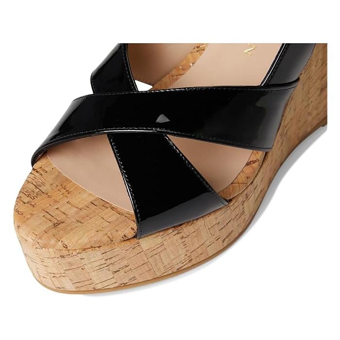 (取寄) スチュアート ワイツマン レディース デイナ スリングバック ウェッジ Stuart Weitzman women Dayna Slingback Wedge Black STUART WEITZMAN (取寄) スチュアート ワイツマン レディース デイナ