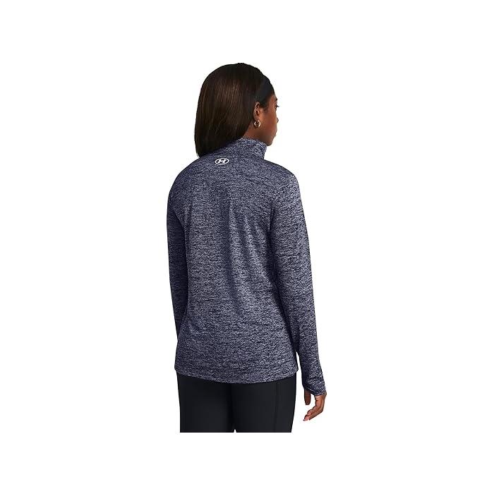 アンダー アーマー Under Armour Tech 1u002F4 ジップ Twist レディース シャツ トップス ミッドナイト Navy/Wh UNDER ARMOUR (取寄) アンダーアーマー レディース テック 1/4