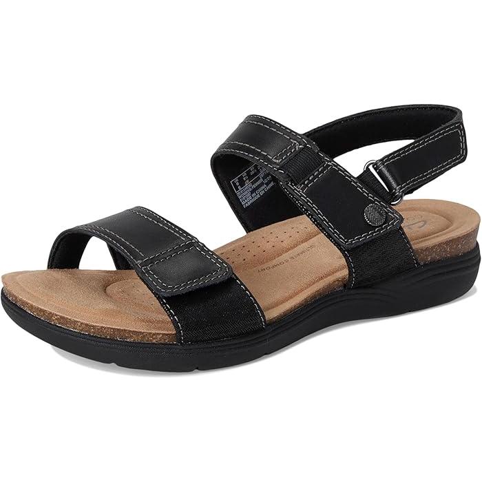 (取寄) クラークス レディース エイプル クローバー Clarks women April Clover Black Combi Leather Clarks（クラークス） P最大17倍1/1限定 (取寄) レディース エイプル