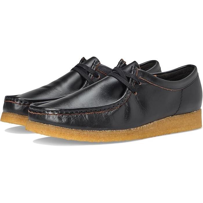 (取寄) クラークス メンズ ワラビー Clarks men Wallabee Black Smooth Clarks（クラークス） (取寄) メンズ ワラビー ブラック Clarks men