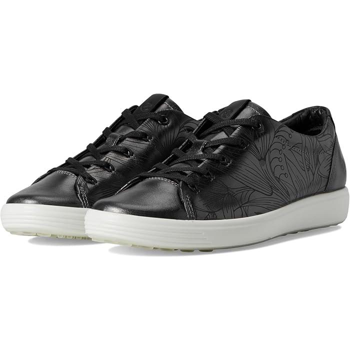 (取寄) エコー レディース ソフト 7 フローラル スニーカー ECCO women Soft 7 Floral Sneaker Silver llic Floral ecco（エコー） P最大17倍1/1限定 (取寄) レディース ソフト 7