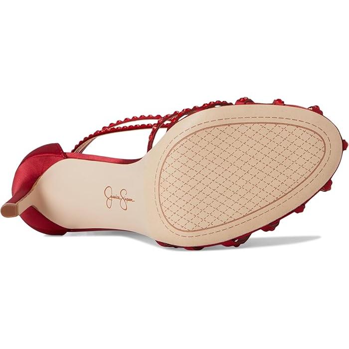 (取寄) ジェシカ シンプソン レディース エンベリッシュ ハイ ヒール サンダル Jessica Simpson women Jittale Embellished High Heel Sandals Chili Pepper Jessica Simpson P最大17倍1/1限定 (取寄) ジェシカ シンプソン