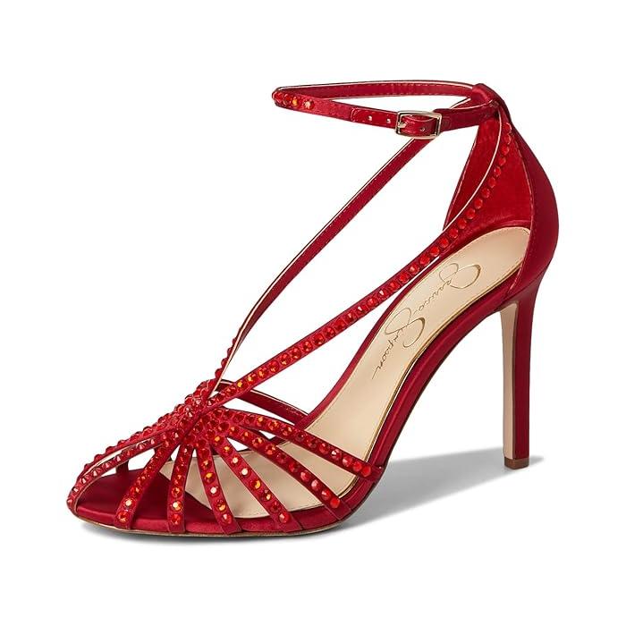 (取寄) ジェシカ シンプソン レディース エンベリッシュ ハイ ヒール サンダル Jessica Simpson women Jittale Embellished High Heel Sandals Chili Pepper Jessica Simpson P最大17倍1/1限定 (取寄) ジェシカ シンプソン