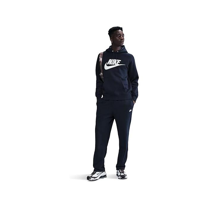 (取寄) ナイキ メンズ クラブ プル-オーバー フリース ブーディ Nike men Club Pull-over Fleece Hoodie Black/Black/White NIKE（ナイキ） (取寄) メンズ クラブ プル-オーバー フリース