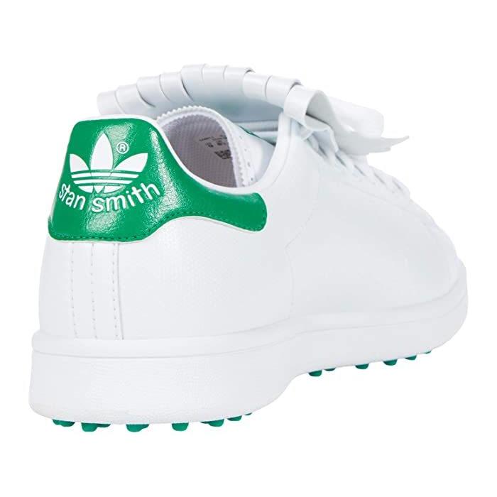 アディダス スタンスミス ゴルフ シューズ スパイクレス ホワイト グリーン ゴルフシューズ送料無料 adidas Q46252 Golf Stan  Smith Golf Shoe White/Green