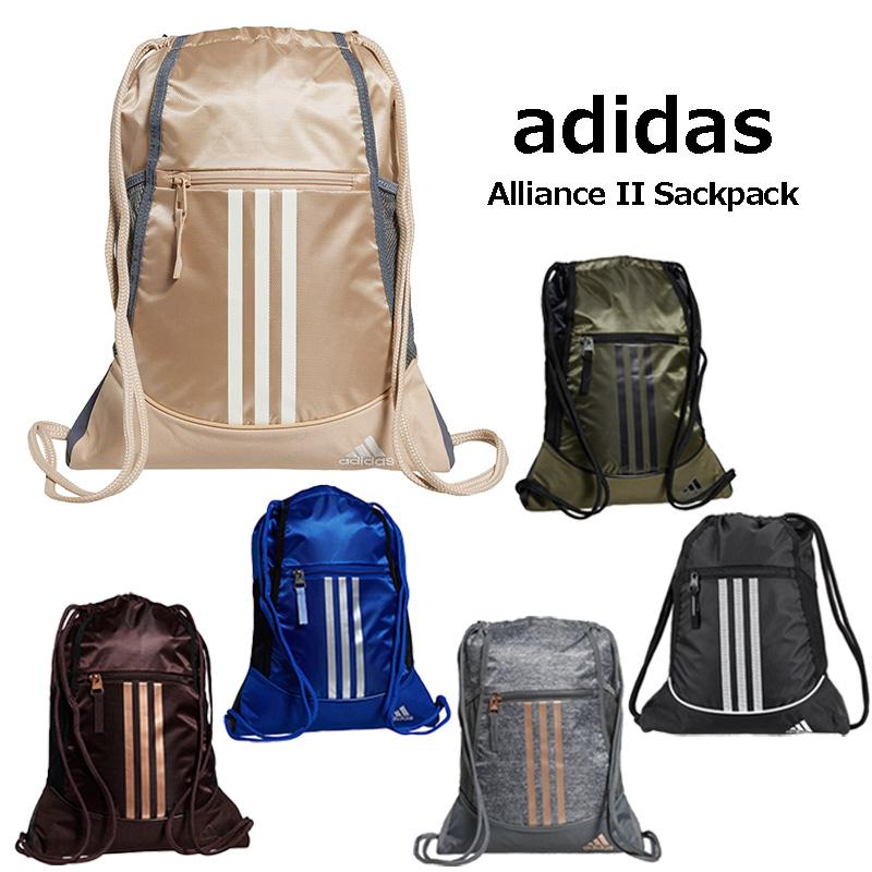 adidas アディダス ナップサック 体操着入れ 体操着袋 メンズ