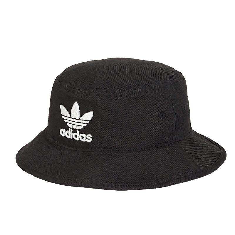 アディダス オリジナルス ハット メンズ バケットハット 大きいサイズ ブランド 帽子 ブラック 刺繍ロゴ adidas Originals Trefoil Bucket Hat Black/｜jetrag