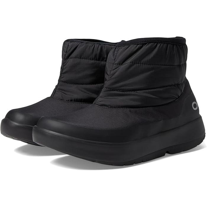 (取寄) ウーフォス レディース ウーエム ブーティ OOFOS women Oomg Bootie Black OOFOS（ウーフォス） (取寄) レディース ウーエム ブーティ OOFOS