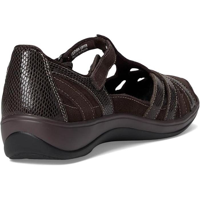 取寄) オルソフィート レディース ユノ Orthofeet women Juno Brown