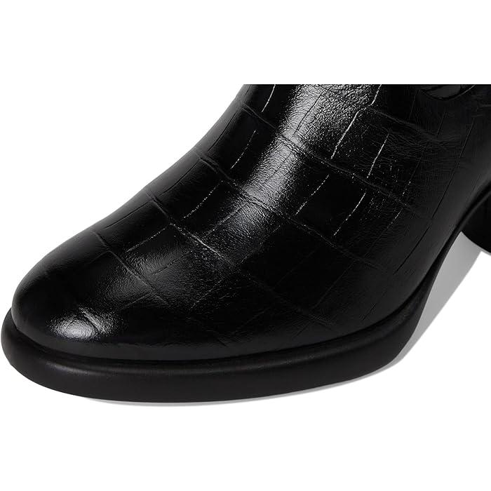 (取寄) エコー レディース スカルプ ラグジュアリー 55mm トール ニー ハイ ブーツ ECCO women Sculpted Luxery 55MM Tall Knee High Boot Black Reptile Print ecco（エコー） (取寄) レディース スカルプ ラグジュアリー 55mm