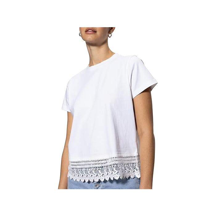 (取寄) サンクチュアリ レディース レース リミックス ティー Sanctuary women Lace Remix Tee White 取寄) サンクチュアリ レディース レース リミックス ティー Sanctuary