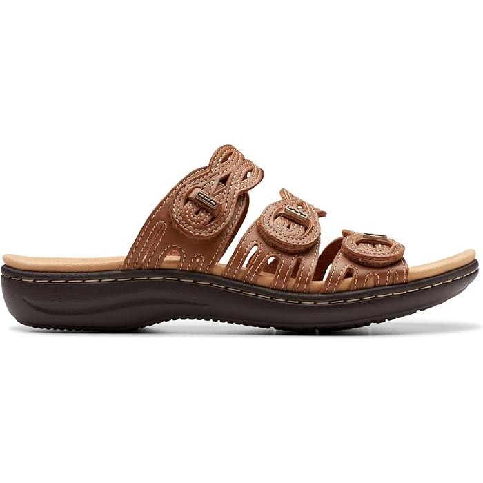 (取寄) クラークス レディース ローリアン ルビー Clarks women Clarks Laurieann Ruby Tan Leather Clarks（クラークス） (取寄) サンダル レディース ローリアン ルビー