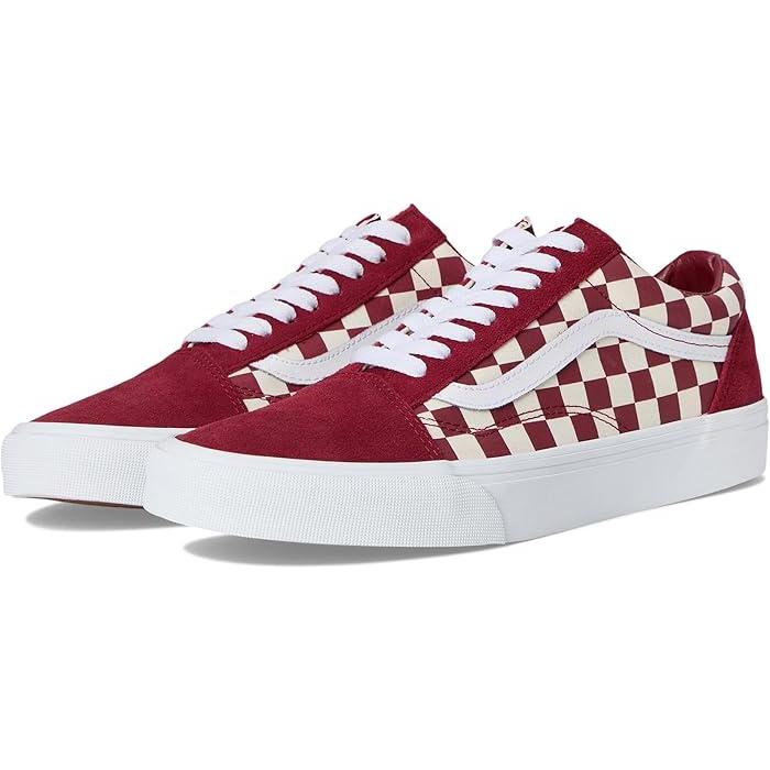 (取寄) バンズ オールド スクール Vans Old Skool Checkerboard Red/White VANS（ヴァンズ） (取寄) バンズ オールド スクール Vans Old Skool