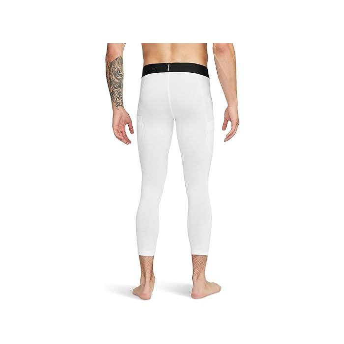 (取寄) ナイキ メンズ プロ ドライ-フィット 3/4 タイツ Nike men Pro Dri-FIT 3/4 Tights White/Black NIKE（ナイキ） (取寄) メンズ プロ ドライ-フィット 3/4 タイツ Nike