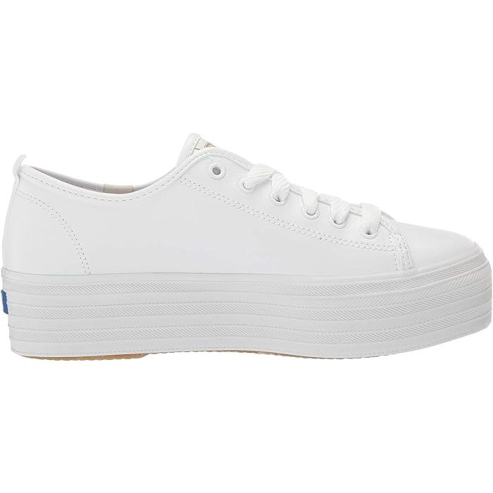 (取寄) ケッズ レディース トリプル アップ レザー Keds women Triple Up Leather White/Gold Keds（ケッズ） (取寄) レディース トリプル アップ レザー Keds women