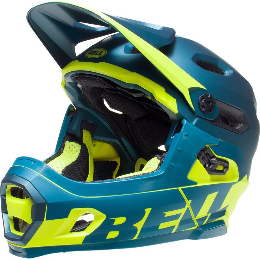 (取寄) ベル スーパー DH ミプス ヘルメット Bell Super DH MIPS Helmet Matte/Gloss Blue/Hi-Viz P最大17倍1/1限定 (取寄) ベル スーパー DH ミプス ヘルメット Bell