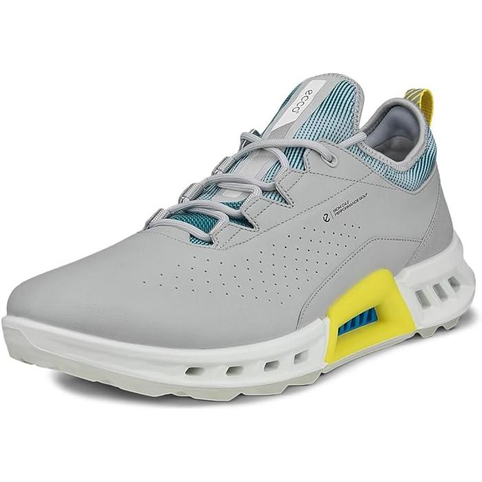 (取寄) エコー ゴルフ メンズ バイオム C4 ベンティッド ゴアテックス ウォータープルーフ ゴルフ シューズ ECCO Golf men Biom C4 Vented GORE-TEX Waterproof Golf Shoe Wild Dove/Sunrise ecco (取寄) エコー ゴルフ メンズ バイオム C4 ベンティッド