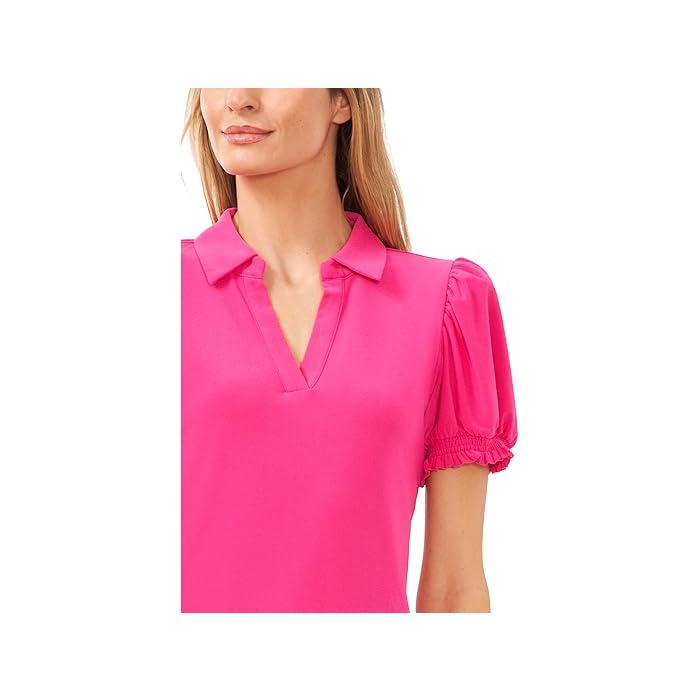 cece (取寄) シーシー レディース ショート スリーブ スプリット