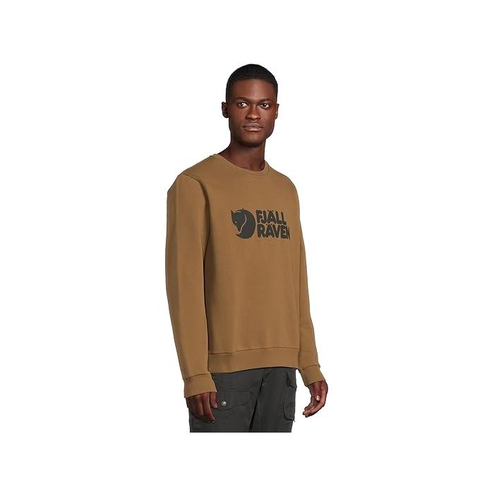 (取寄) フェールラーベン メンズ ロゴ セーター Fjllrven men Fjallraven Fjallraven Logo Sweater Grey/Melange 取寄) フェールラーベン メンズ ロゴ セーター Fjllrven men