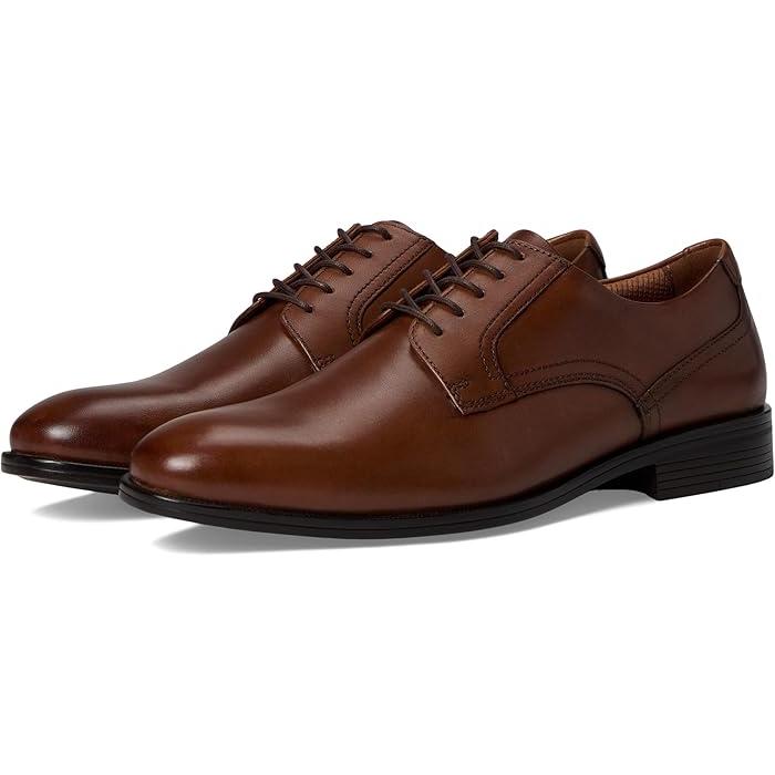 (取寄) ジョンストン&マーフィー メンズ リーブ プレーン トゥ Johnston & Murphy men Reeve Plain Toe Brown JOHNSTON&MURPHY（ジョンストンアンドマーフィー） (取寄
