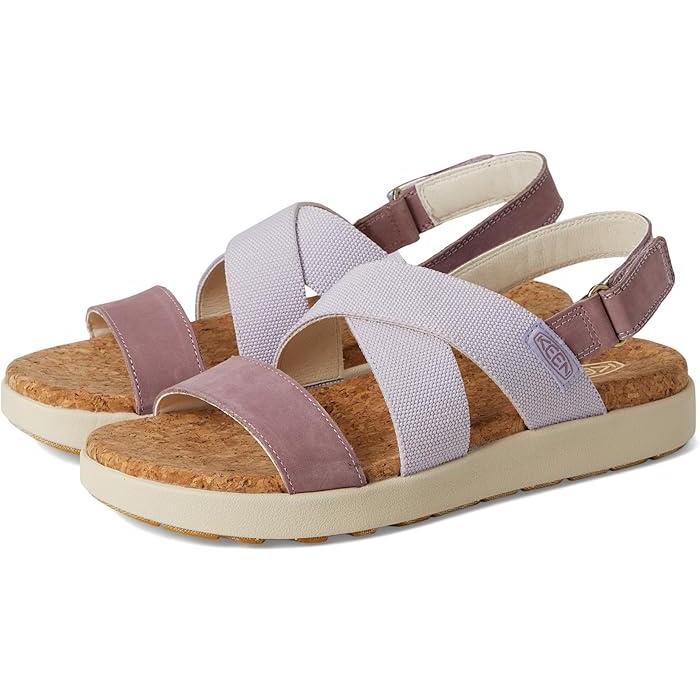 (取寄) キーン レディース エル クリスクロス KEEN women Elle Crisscross Thistle/Toadstool KEEN（キーン） P最大17倍1/1限定 (取寄) レディース エル クリス