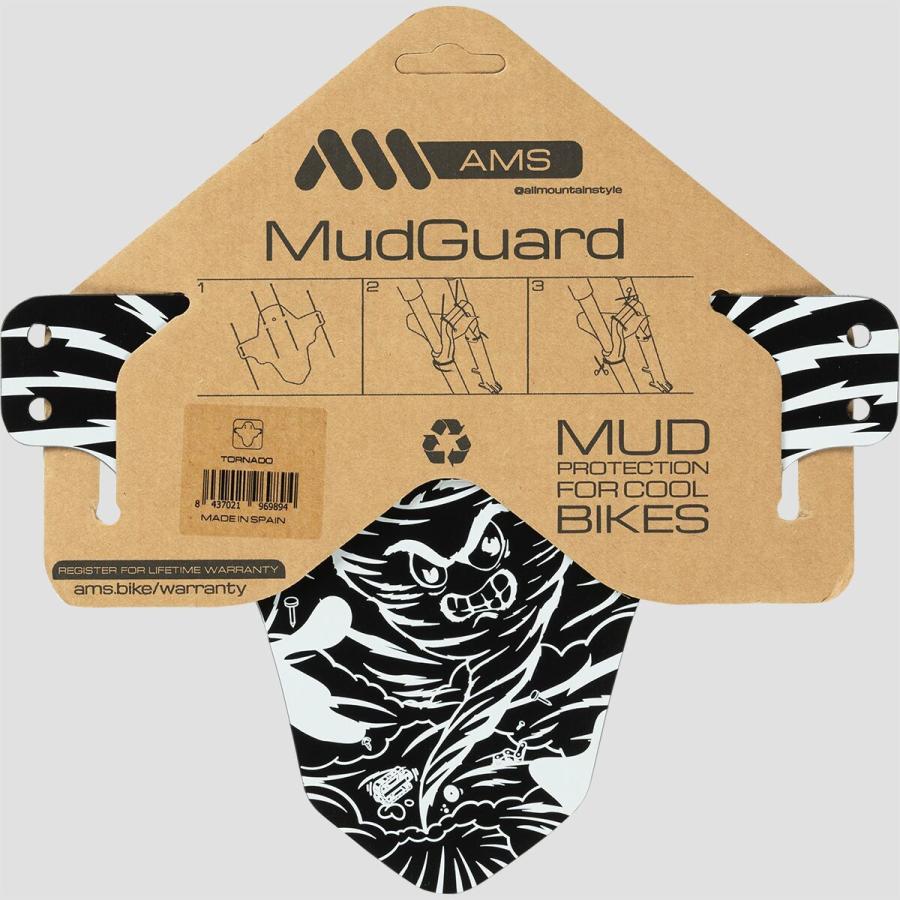 (取寄) オールマウンテンスタイル マッド ガード All Mountain Style Mud Guard Signature White 取寄) オールマウンテンスタイル マッド ガード All Mountain Style