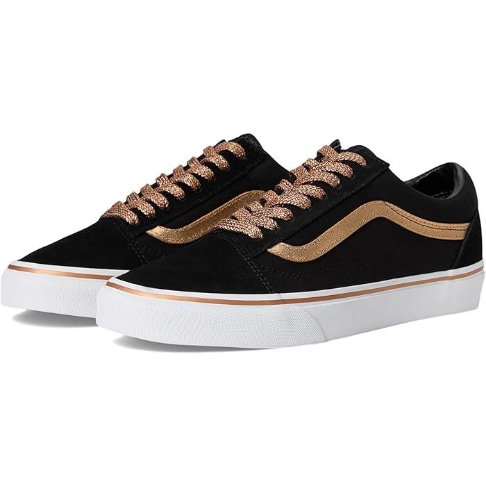 (取寄) バンズ オールド スクール Vans Old Skool llic Pop Black/Gold VANS（ヴァンズ） (取寄) バンズ オールド スクール Vans Old Skool