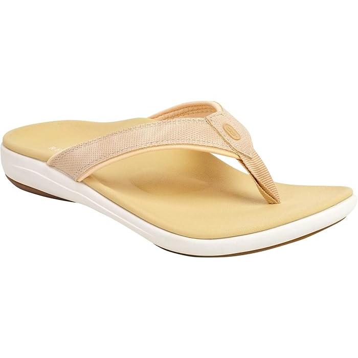 (取寄) リヴァイタライン ユミ メタリック サンダル Revitalign Yumi Metallic Sandal Sand | 